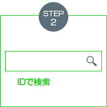 右上のID検索を選択して、「おたからや大平店」でID
検索