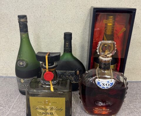 洋酒　ブランデー　ウイスキー