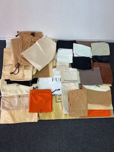 エルメス　シャネル　フルラ　フェンディー　ルイヴィトン　保存袋